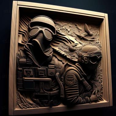 3D модель Гра Tom Clancys Rainbow Six (STL)